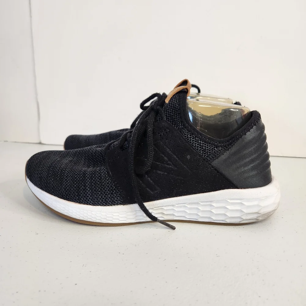 New Balance Shoes Womens 8.5 Cruz V2 Running Sneakers WCRUZKB2 Black Fabric - Picture 3 of 9